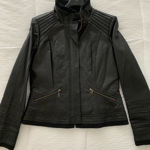 Danier genuine leather biker jacket